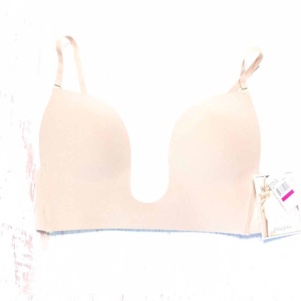 Fashion Forms Nude Deep Plunge Backless Adhesive Bra 38D